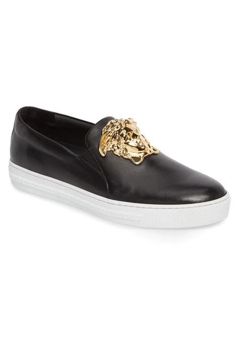 versace palazzo sneaker slip on|Versace slingback shoes.